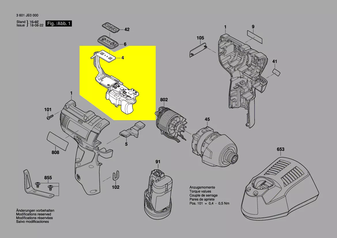 variateur électronique réf. 1 607 233 581 Bosch